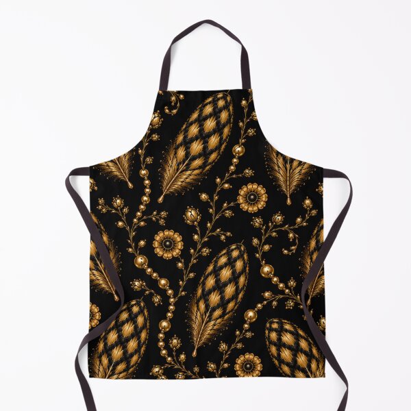 Item preview, Golden Majesty | Luxury Gold Feather Pattern designed and sold by heritagecartel.