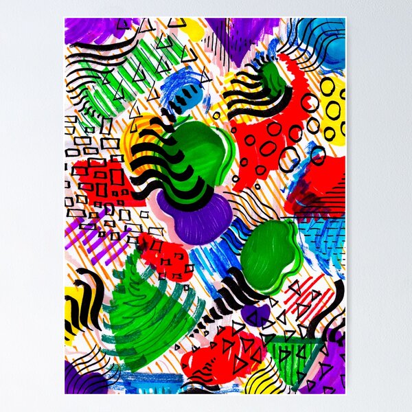 Item preview, Geometric Celestial Illusion - Colorful Abstract Pattern designed and sold by PERCEPTA.