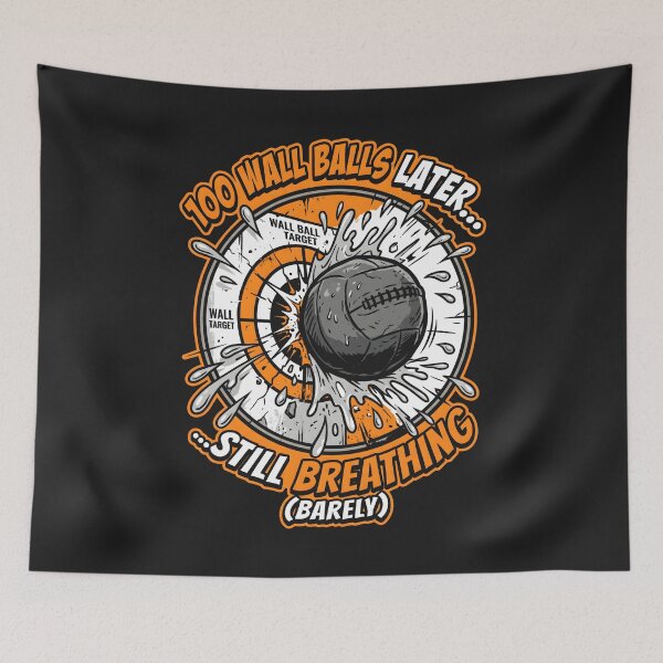 Item preview, Functional Fitness Wall Ball Gym Humor Workout Motivation designed and sold by SplashTastic.