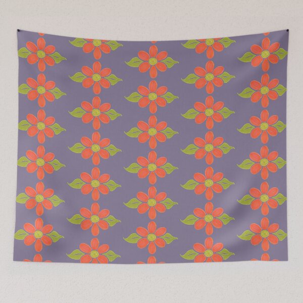 Item preview, Orange flower singlet designed and sold by BelindaFuller.