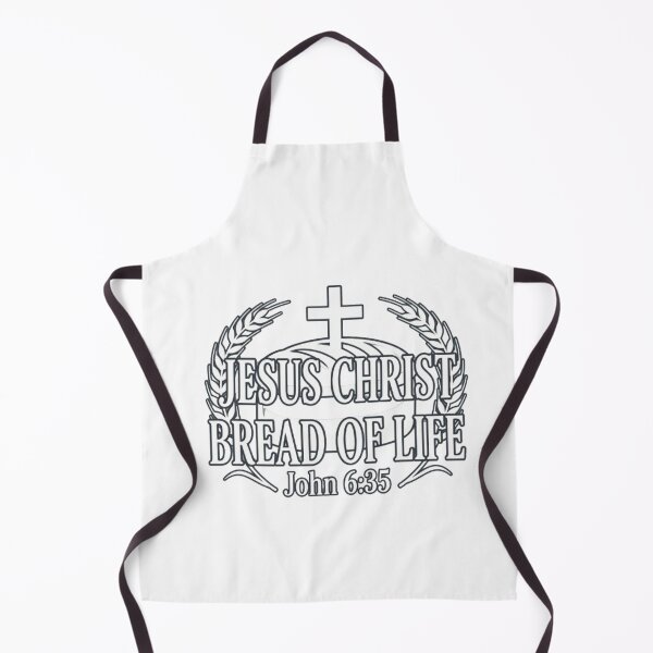Item preview, Jesus Christ Bread of Life Faith - John 6:35 - Cross & Wheat Eucharistic Christian T-Shirt designed and sold by graceformen.