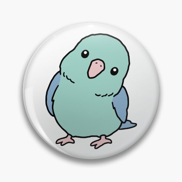 Item preview, Cute Blue Parrotlet Bird designed and sold by Doodlywood.