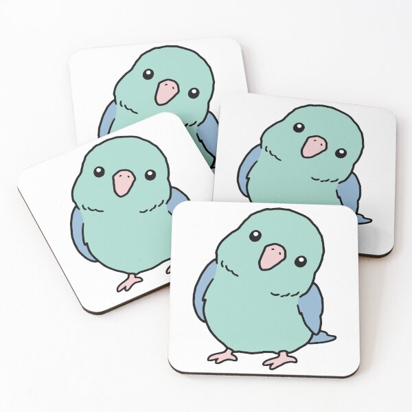 Item preview, Cute Blue Parrotlet Bird designed and sold by Doodlywood.