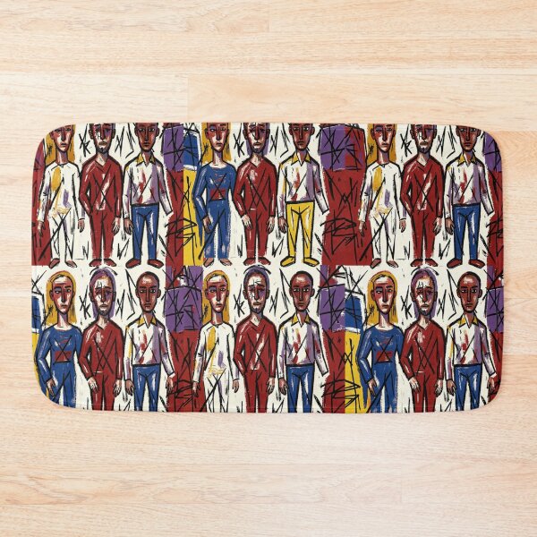 Item preview, Abstract Fashion Figures Pattern designed and sold by weirdfishes123.