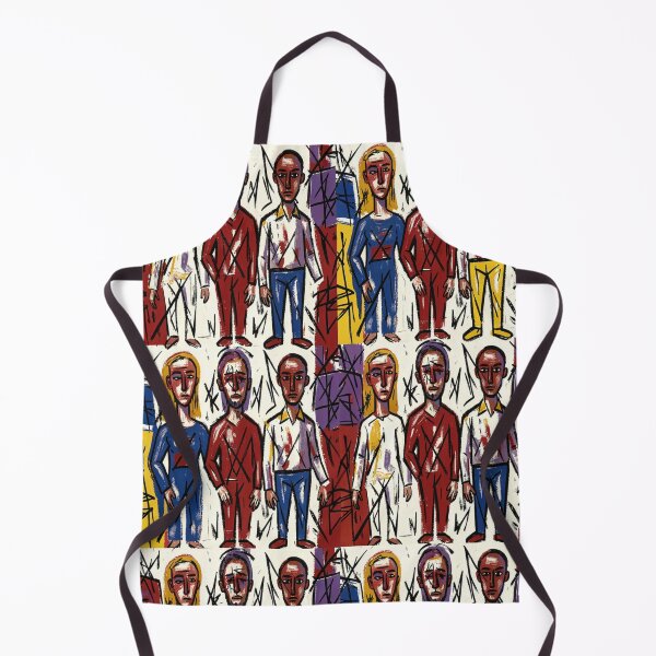 Item preview, Abstract Fashion Figures Pattern designed and sold by weirdfishes123.