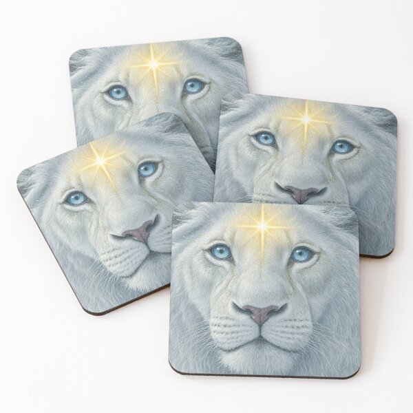 Item preview, Majestic White Lion Spiritual Art | Lion's Gate 2026  designed and sold by Soul Garden Studio.