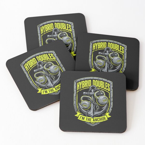 Item preview, Functional Fitness Kettlebell Training Hybrid Athlete Anchor Crest designed and sold by SplashTastic.