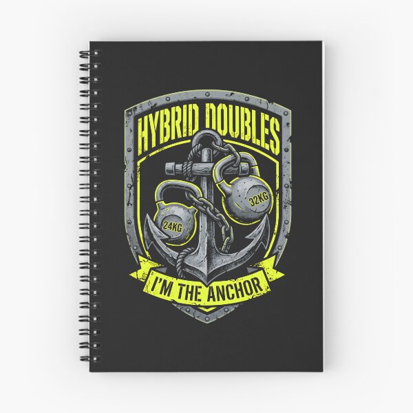 Item preview, Functional Fitness Kettlebell Training Hybrid Athlete Anchor Crest designed and sold by SplashTastic.
