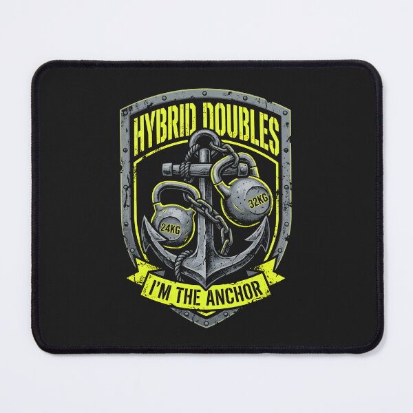 Item preview, Functional Fitness Kettlebell Training Hybrid Athlete Anchor Crest designed and sold by SplashTastic.
