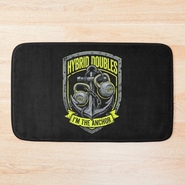 Item preview, Functional Fitness Kettlebell Training Hybrid Athlete Anchor Crest designed and sold by SplashTastic.