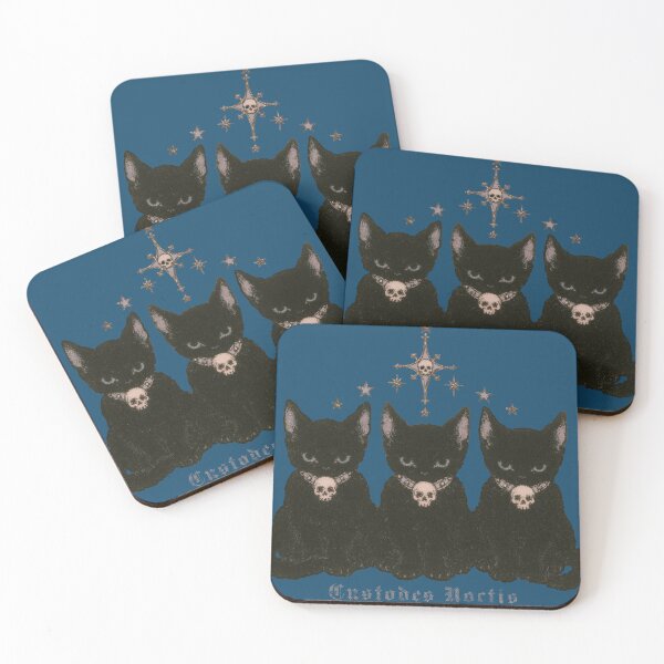 Item preview, Black Cat Coven – Gothic Halloween Trio designed and sold by AL Gothic Whimsy.