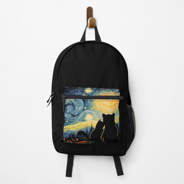 Item preview, Van Gogh Cat Starry Night Van Gogh Cat Lovers designed and sold by PurrfectHome.