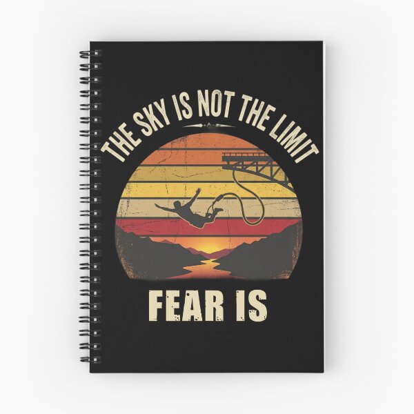 Item preview, The Sky Is Not the Limit Fear Is – Vintage Bungee Jump Adventure designed and sold by SidTastic .