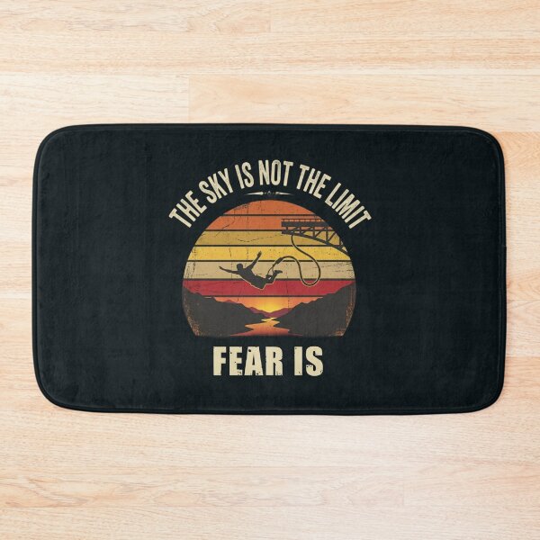 Item preview, The Sky Is Not the Limit Fear Is – Vintage Bungee Jump Adventure designed and sold by SidTastic .