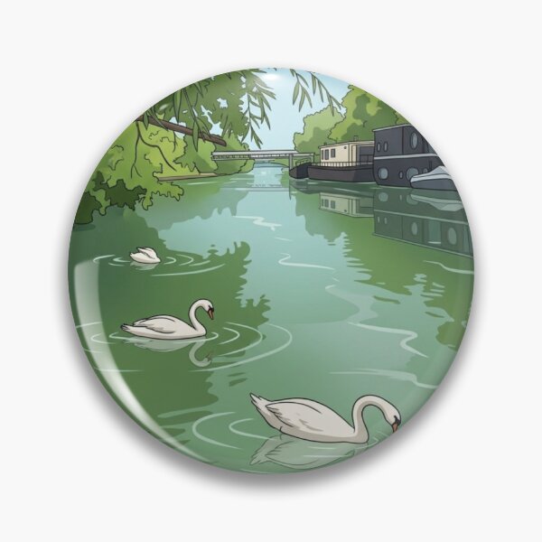Item preview, Swans on La Seine designed and sold by RosieBonsai.