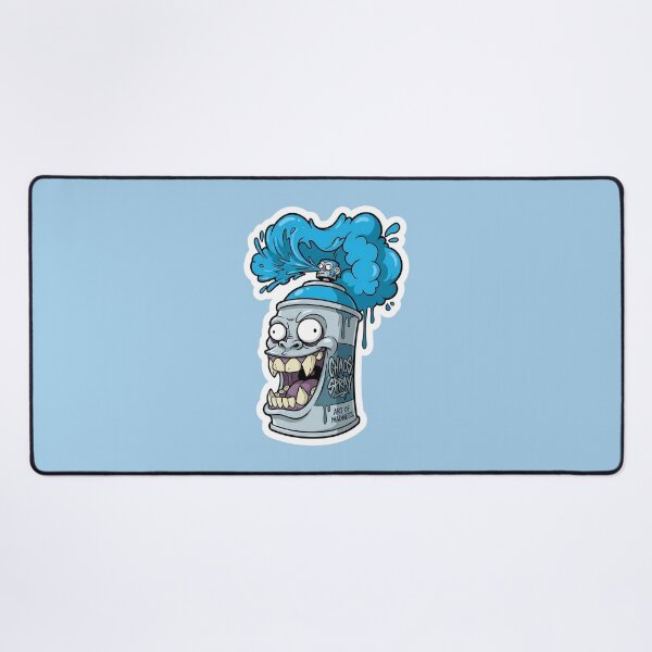 Item preview, Chaos Spray Monster Sticker | Graffiti Spray Can Monster | Street Art Horror Cartoon | Urban Graffiti Decal | Creepy Monster Art designed and sold by Bhaskar Digital Art.