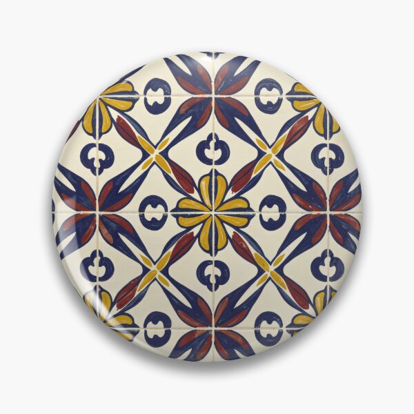 Item preview, Mediterranean Floral Tile Pattern designed and sold by weirdfishes123.