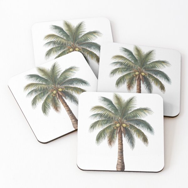 Item preview, Vintage Coconut Palm Tree Tropical Botanical  designed and sold by Craft99.
