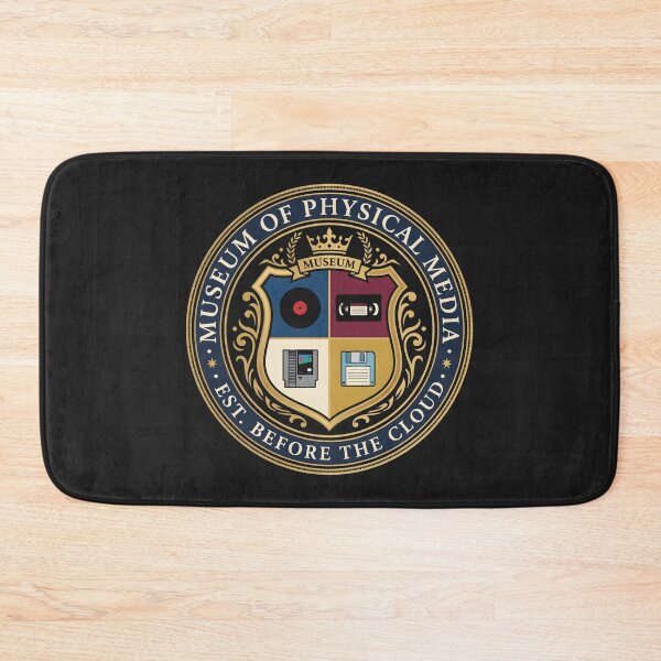 Item preview, Retro Physical Media Vintage Nostalgia Analog Gamer Crest designed and sold by SplashTastic.