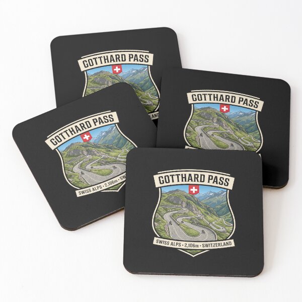 Item preview, Gotthard Pass Alpine Pass Travel Print designed and sold by enzoade.