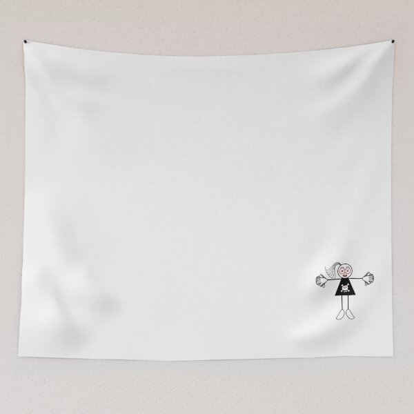 Item preview, Little Miss Trouble – Mischievous Girl Illustration designed and sold by WOW_COW.