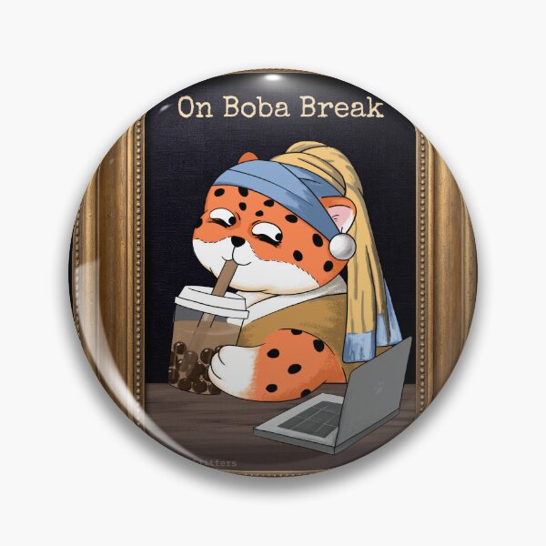 Item preview, Girl with a Boba Break designed and sold by Moody Critters.