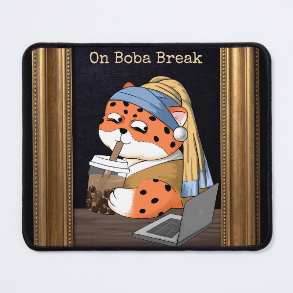 Item preview, Girl with a Boba Break designed and sold by Moody Critters.