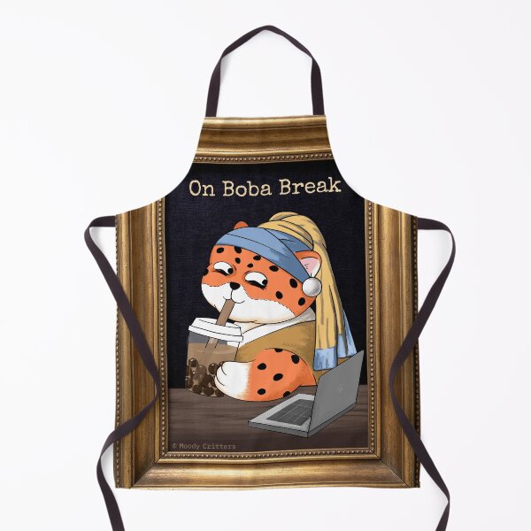 Item preview, Girl with a Boba Break designed and sold by Moody Critters.