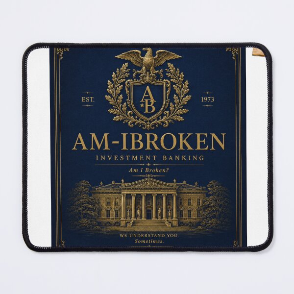 Item preview, Am I Broken Investment Banking Funny Finance Parody designed and sold by lifrary365.