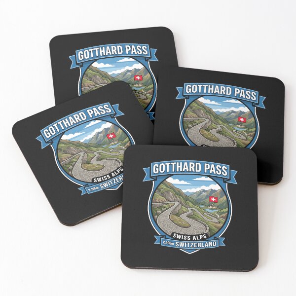 Item preview, Gotthard Pass Switzerland Road Trip Design designed and sold by enzoade.