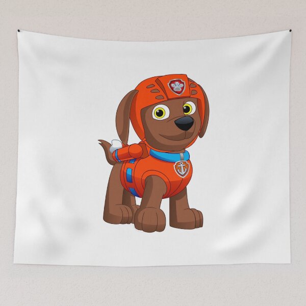 Item preview, Tropical Paw Patrol Zuma Flamingo Waves designed and sold by Reempingkygirl.
