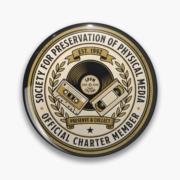 Item preview, Retro Physical Media Vinyl Record Collector Audio Nostalgia Seal designed and sold by SplashTastic.