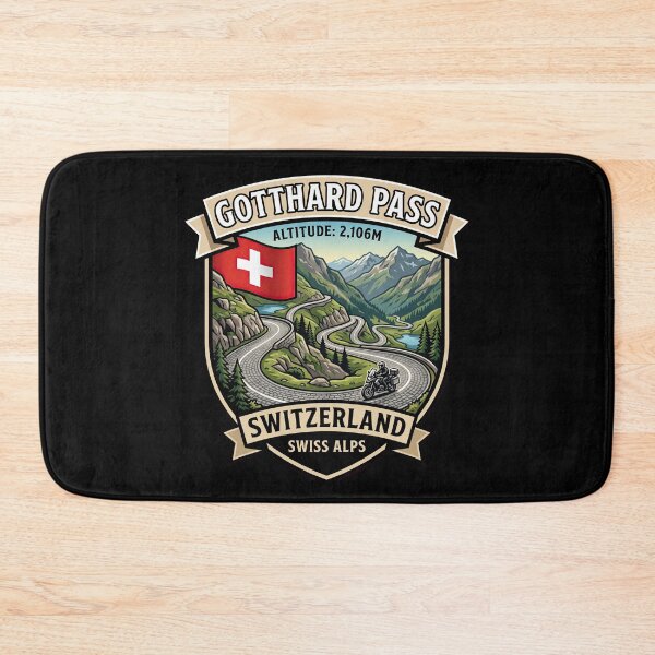 Item preview, Gotthard Pass Iconic Alpine Highway Graphic designed and sold by enzoade.