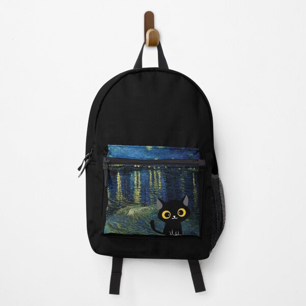 Item preview, Van Gogh Cat Starry Night Van Gogh Cat Lovers designed and sold by PurrfectHome.