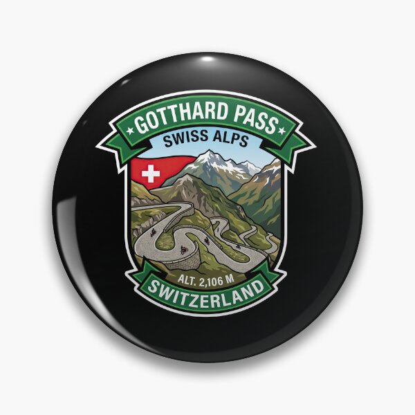 Item preview, Gotthard Pass Swiss Mountain Adventure Artwork designed and sold by enzoade.