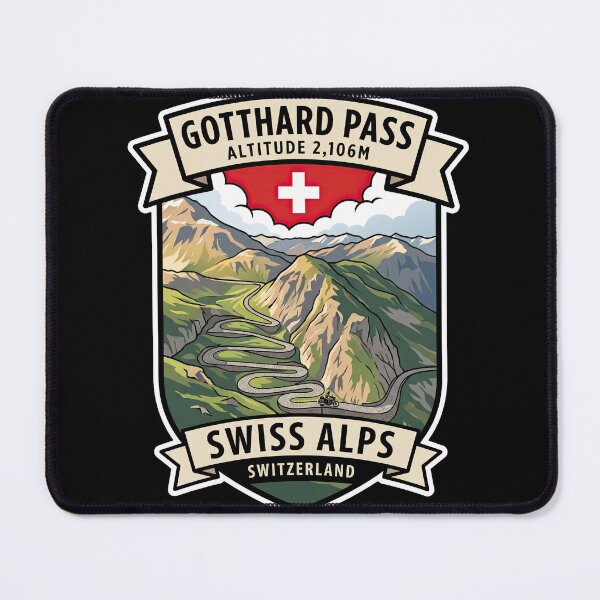 Item preview, Gotthard Pass Alps Motorcycle Touring Design designed and sold by enzoade.
