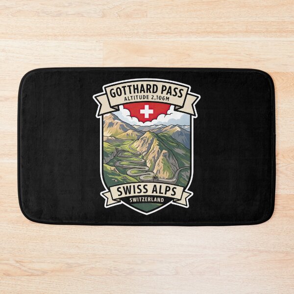 Item preview, Gotthard Pass Alps Motorcycle Touring Design designed and sold by enzoade.