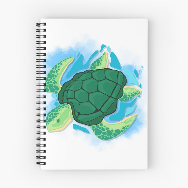 Item preview, Sea Turtle Making a Splash | Colorful Ocean Wildlife Illustration designed and sold by DonnaRaine.