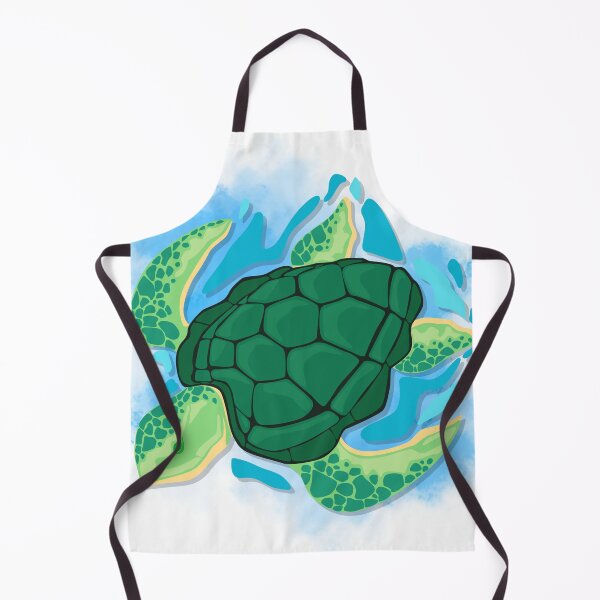 Item preview, Sea Turtle Making a Splash | Colorful Ocean Wildlife Illustration designed and sold by DonnaRaine.