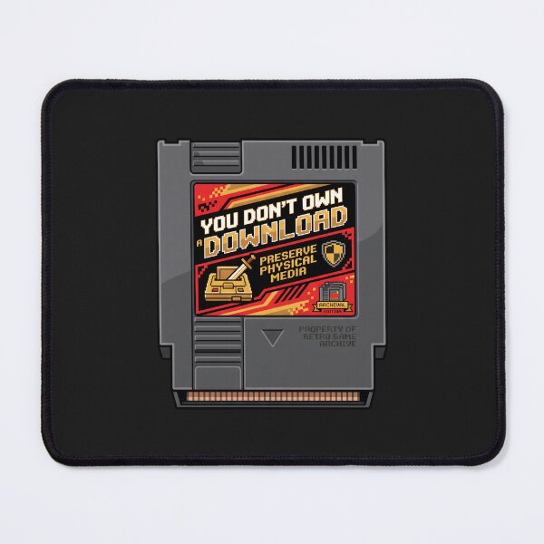 Item preview, Retro Gaming Physical Media Preservation 8-Bit Pixel Art Cartridge designed and sold by SplashTastic.