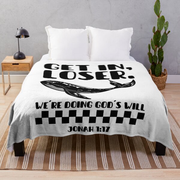 Item preview, Get In, Loser, We're Doing God's Will - Jonah 1:17 - Funny Christian designed and sold by MoriaStore.