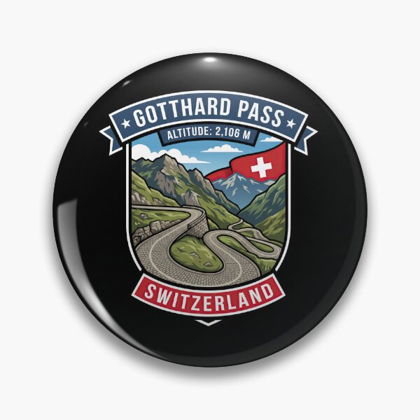 Item preview, Gotthard Pass Historic Alpine Road Artwork designed and sold by enzoade.