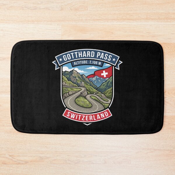 Item preview, Gotthard Pass Historic Alpine Road Artwork designed and sold by enzoade.