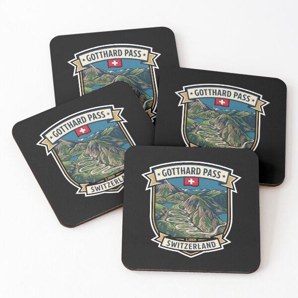 Item preview, Gotthard Pass Switzerland Mountain Pass Adventure Print designed and sold by enzoade.