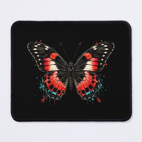 Item preview, Scarlet Mormon Butterfly Watercolor Art – Vibrant Nature Illustration designed and sold by ColorSplash123.