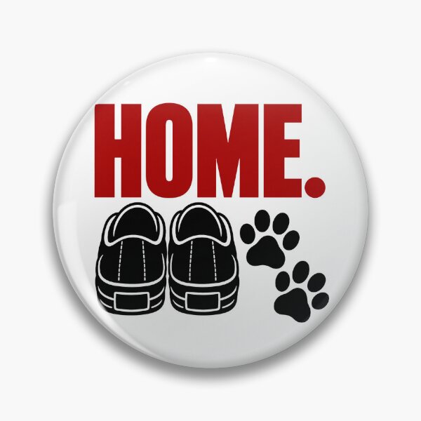 Item preview, Home | Minimal Paw Print & Shoes Design | Animal Lover Typography | Pet Lover Gift designed and sold by Lovestickerco.