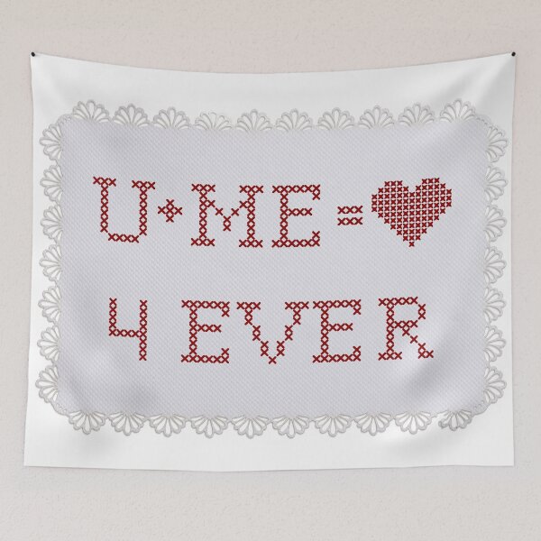 Item preview, U + Me = <3 4 Ever  designed and sold by starburnedgirls.