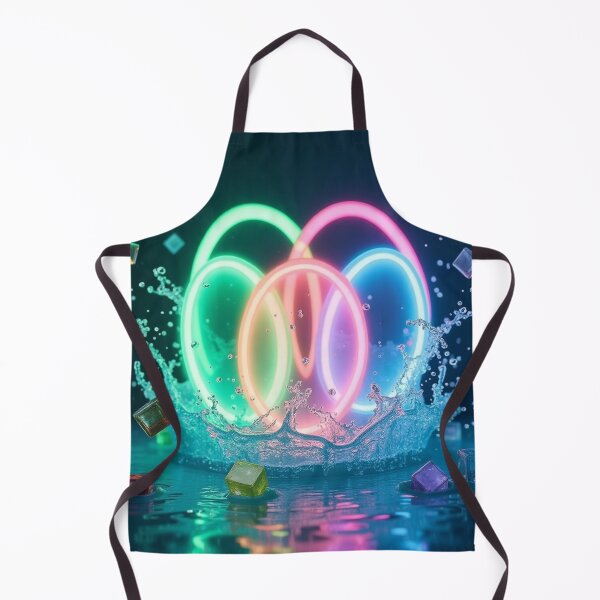 Item preview, Neon Glow Rings with Water Splash. designed and sold by fbtrisha.