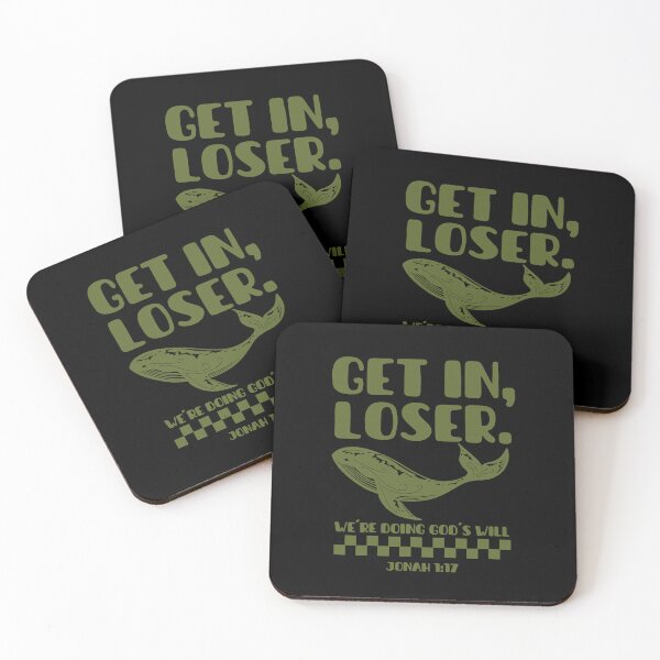 Item preview, Get In, Loser, We're Doing God's Will - Jonah 1:17 - Funny Christian - Green Color designed and sold by MoriaStore.
