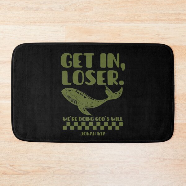 Item preview, Get In, Loser, We're Doing God's Will - Jonah 1:17 - Funny Christian - Green Color designed and sold by MoriaStore.
